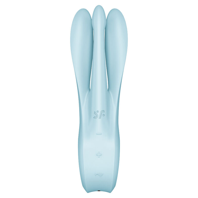 Stimulator klitorisa Satisfyer Threesome 1, modra