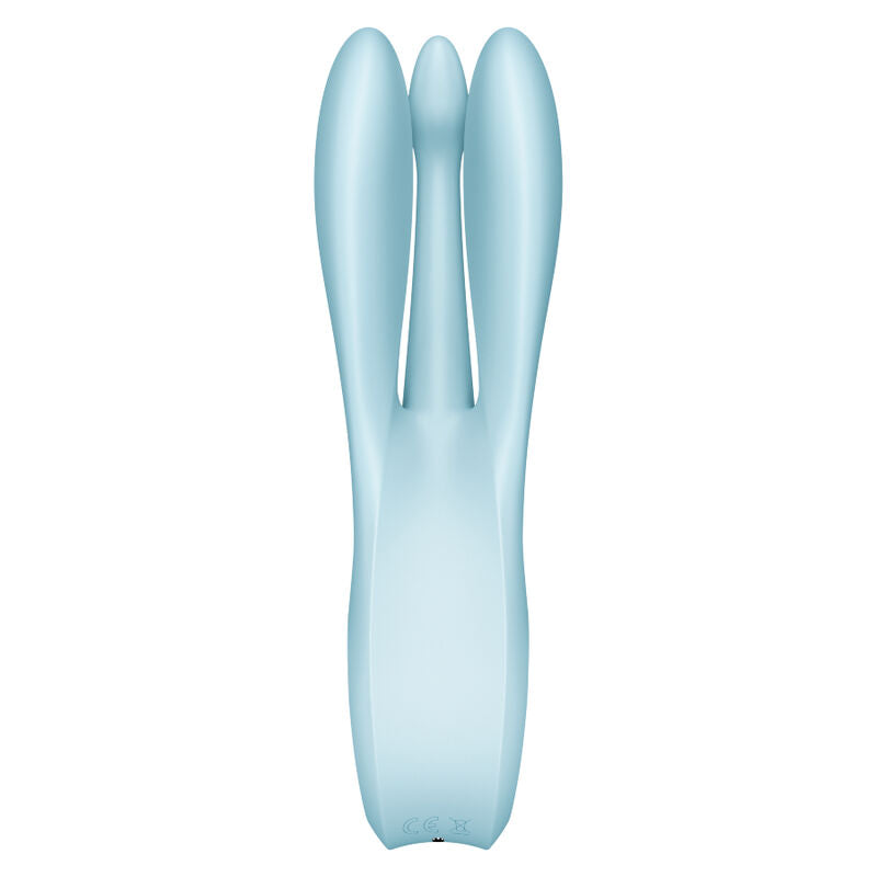 Stimulator klitorisa Satisfyer Threesome 1, modra