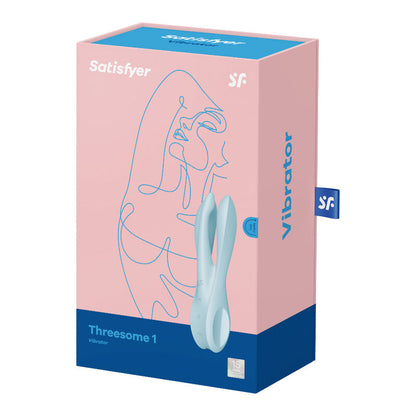 Stimulator klitorisa Satisfyer Threesome 1, modra
