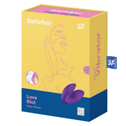 Naprstni vibrator Satisfyer - Love Riot, vijolična