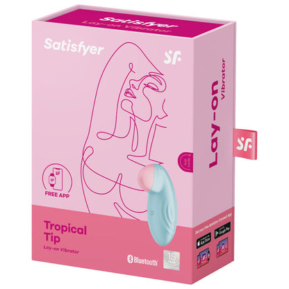 Stimulator klitorisa Satisfyer - Tropical Tip, modra