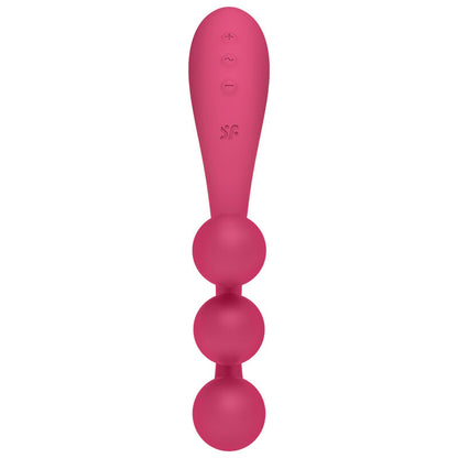 Stimulator G točke Satisfyer - Tri Ball 1, rdeča