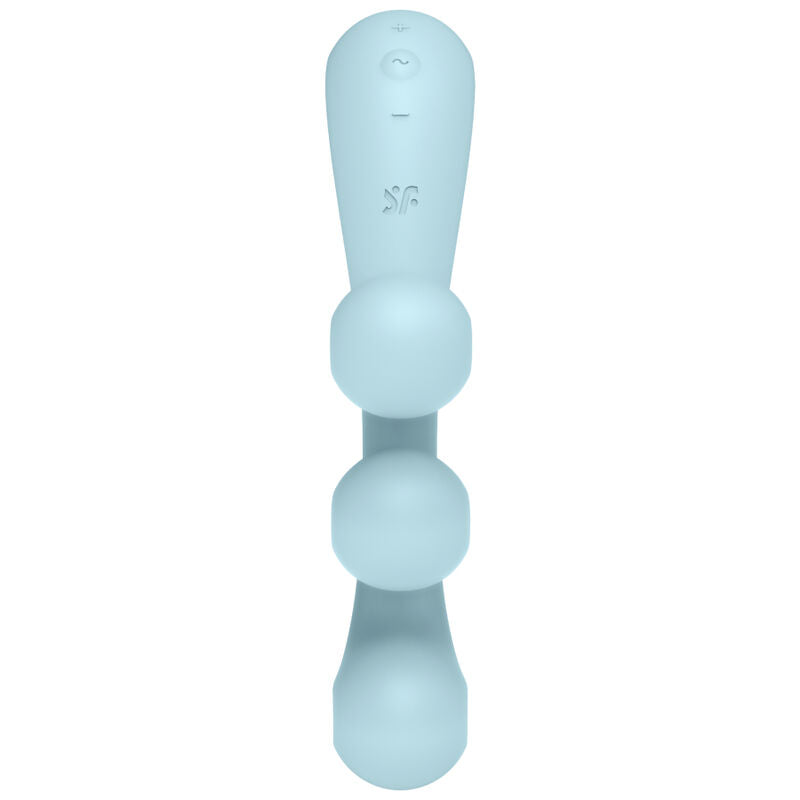 Stimulator G točke Satisfyer - Tri Ball 2, modra