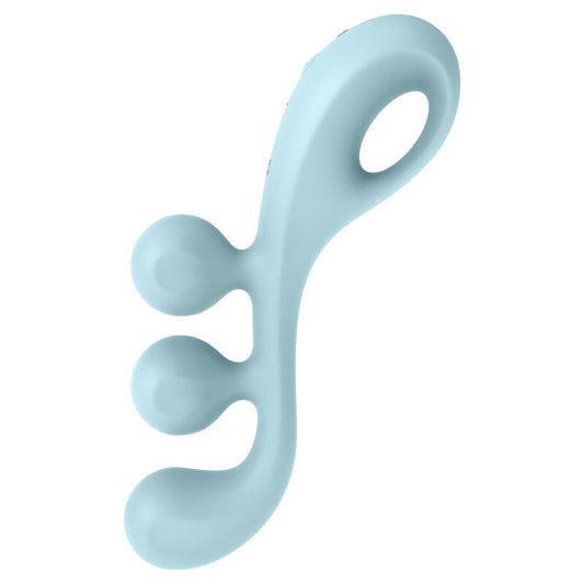 Stimulator G točke Satisfyer - Tri Ball 2, modra