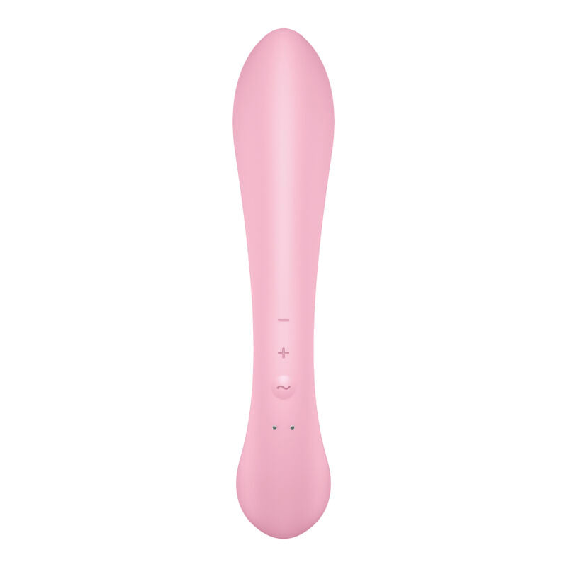 Zajčji vibrator Satisfyer - Tripple Oh, roza