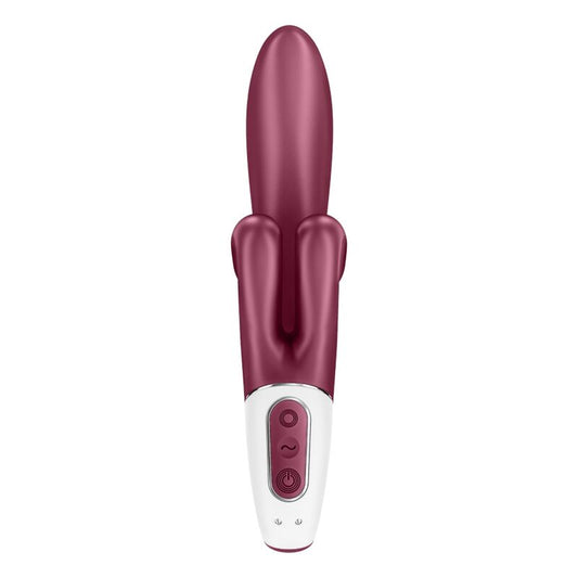 Zajčji vibrator Satisfyer - Touch Me, rdeča