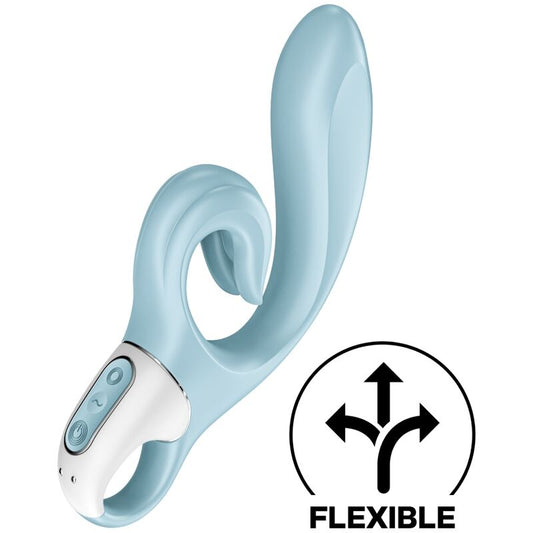 Rabbit vibrator Satisfyer - Love Me, modra