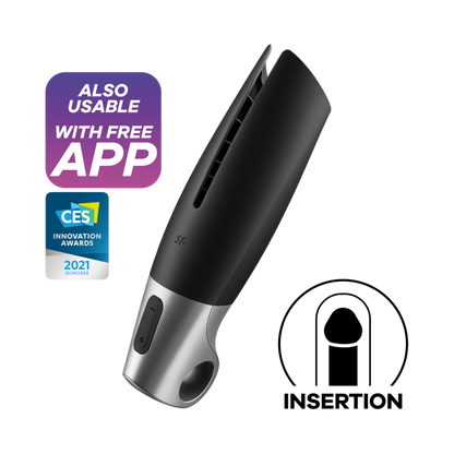 Masturbator Satisfyer - Power Masturbator, črna