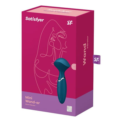 Masažni vibrator Satisfyer - Mini Wond-er, modra