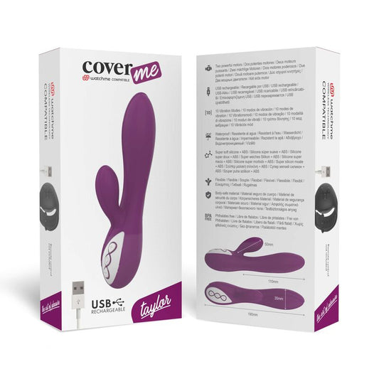COVERME - VIBRATOR TAYLOR, ZDRUŽLJIV Z BREZŽIČNO TEHNOLOGIJO WATCHME