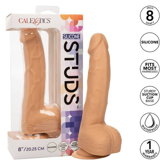 CALEXOTICS - SILIKONSKI ČEPKI 20,32 CM KOŽA
