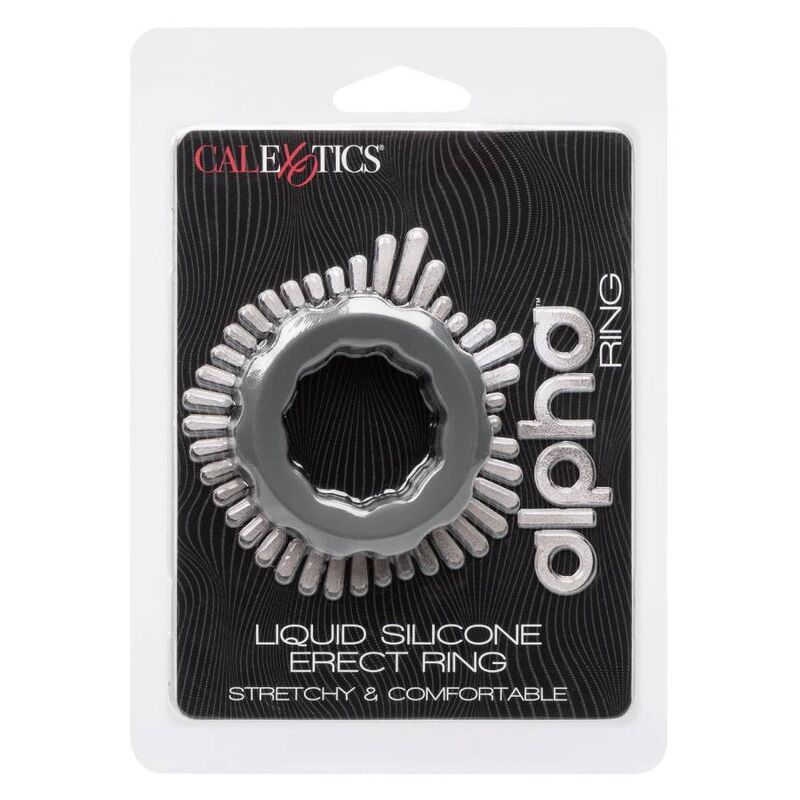 CALEXOTICS - ALFA POKONČNI OBROČEK SIVE BARVE