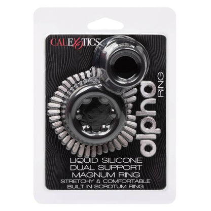CALEXOTICS - ALFA DVOJNI MAGNUM OBROČ ČRN