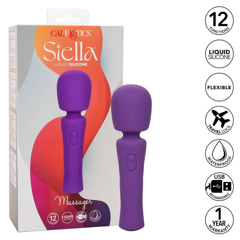 Manjši vibrator CALEXOTICS - Stella, vijolična
