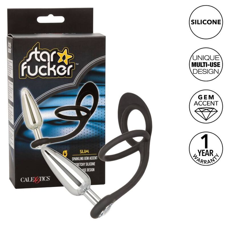 Analni čep Calexotics Star Fucker Slim