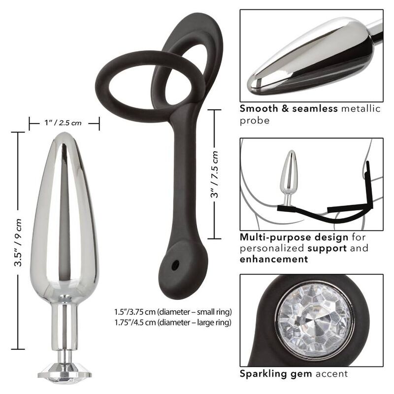 Analni čep Calexotics Star Fucker Slim