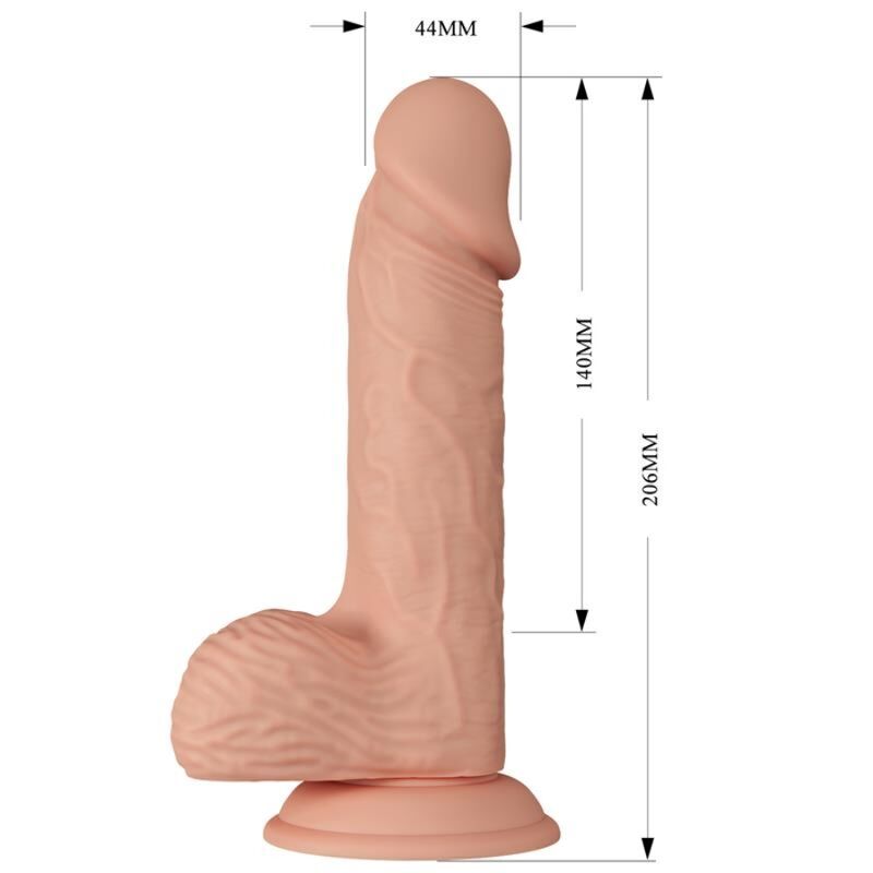 BAILE - BEAUTIFUL ENCOUNTER CATOBLEPAS PRILAGODLJIV REALISTIČEN DILDO 20,6 CM NARAVNI