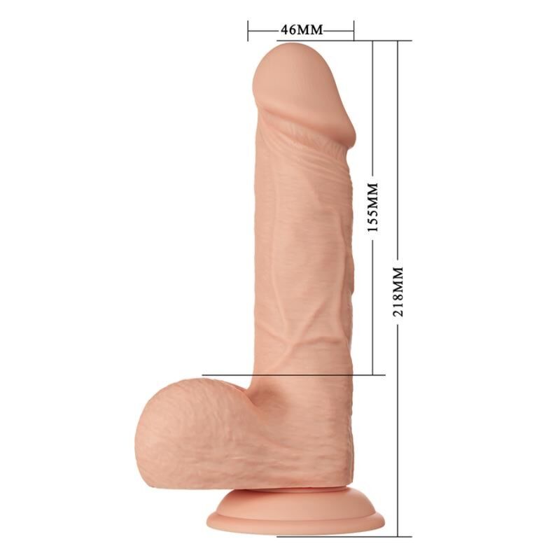 BAILE - BEAUTIFUL ENCOUNTER BAHAMUT PRILAGODLJIV REALISTIČEN DILDO 21,8 CM NARAVNI