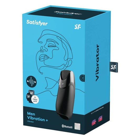 Vibracijski masturbator Satisfyer - Men Vibration+, črna