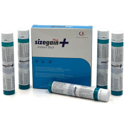 Shoti za boljšo erekcijo 500cosmetics - Sizegain Plus, 5 enot
