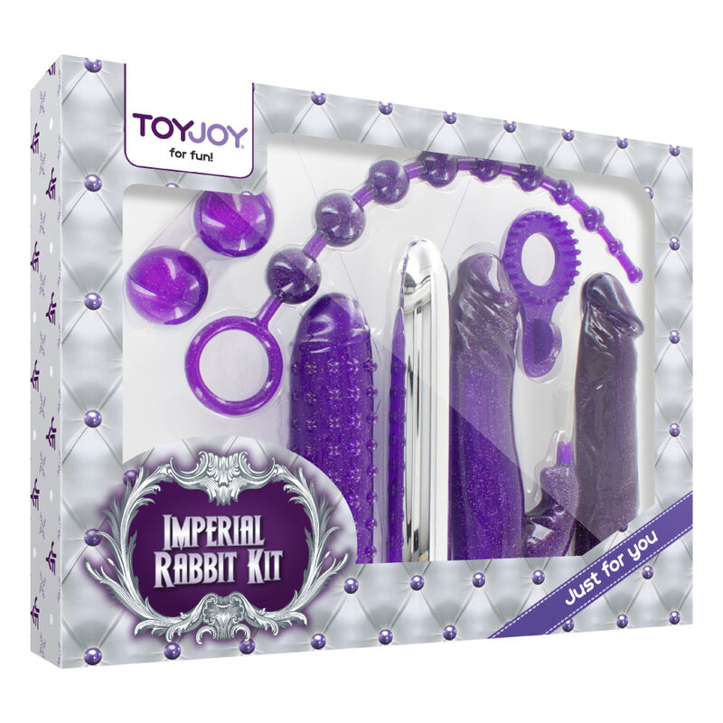 TOYJOY - KOMPLET IMPERIALNI ZAJEC VIJOLIČNE BARVE