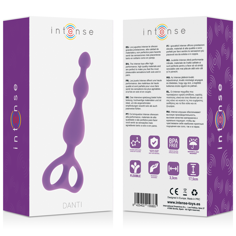 Analne kroglice Intense - Danti, lila