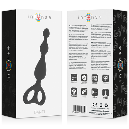 Analne kroglice Intense - Danti, črna
