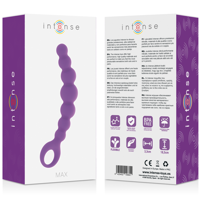 Analne kroglice Intense - Max, lila