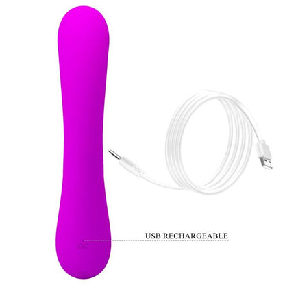 LEPA LJUBEZEN - ISKREN VIBRATOR IN VALOVI ZA STIMULACIJO KLITORISA VIJOLIČNI SILIKON