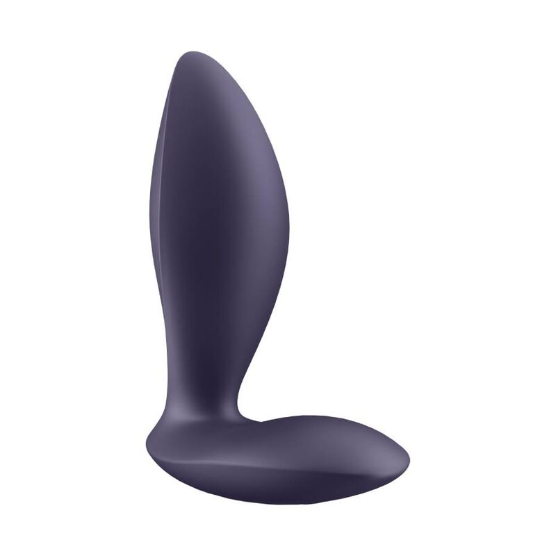 Vibracijski analni čep Satisfyer - Power Plug, vijolična