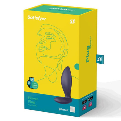 Vibracijski analni čep Satisfyer - Power Plug, vijolična