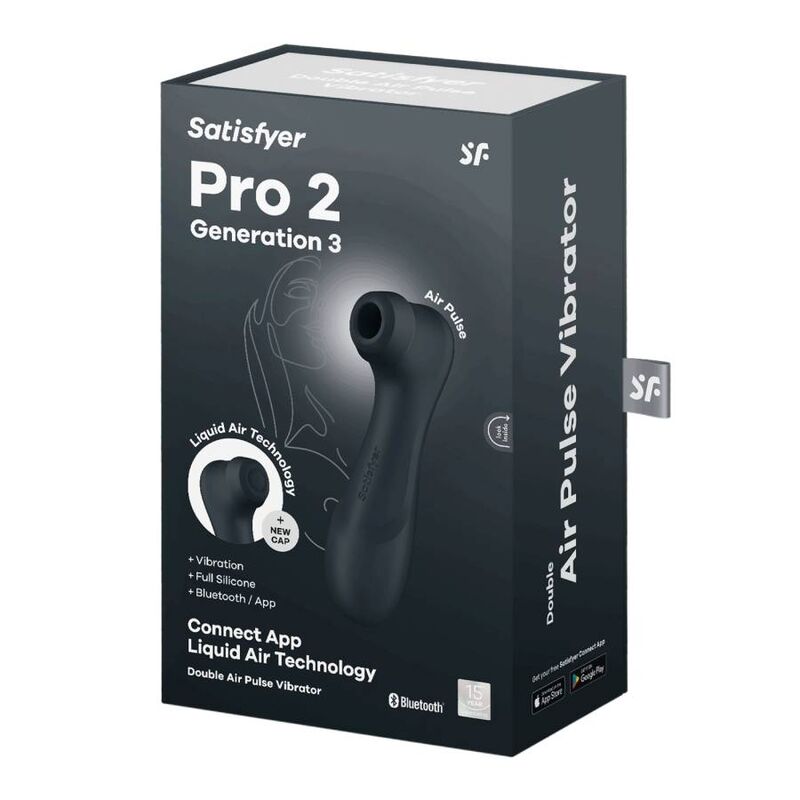 Stimulator klitorisa Satisfyer - Pro 2 Gen 3, črna