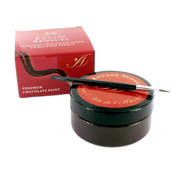 Jedilna barva za telo Extase Sensual - Chocolate, 50 ml
