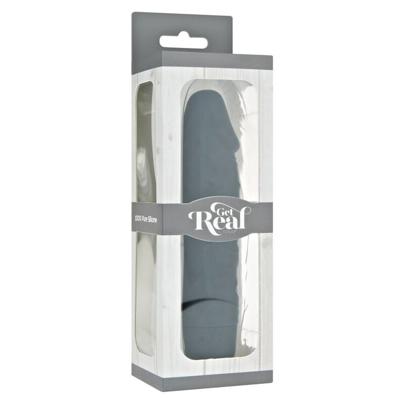 GET REAL - MINI KLASIČNI VIBRATOR ČRN