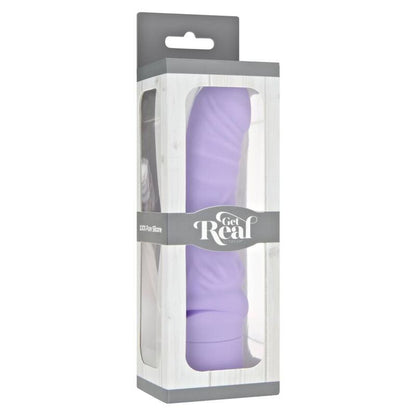 GET REAL - MINI KLASIČNI VIBRATOR ZA G-TOČKO VIJOLIČNE BARVE
