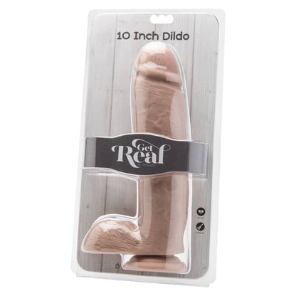 GET REAL - DILDO 25,5 CM S KROGLICAMI
