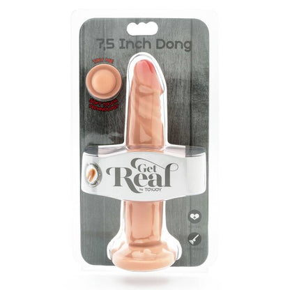 GET REAL - DONG Z DVOJNO GOSTOTO 19 CM KOŽA