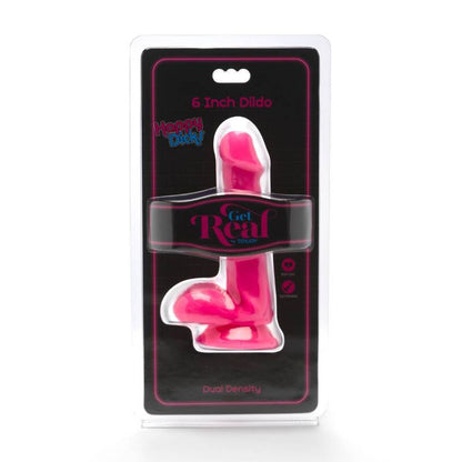 GET REAL - HAPPY DICKS DILDO 12 CM KROGLICE ROZA