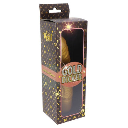 POSTANITE RESNIČNI - GOLD DICKER STIM VIBRATOR GOLD