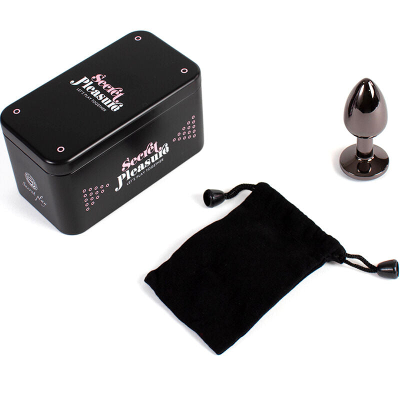 Analni čep Secretplay - Gunmetal S, 7 cm