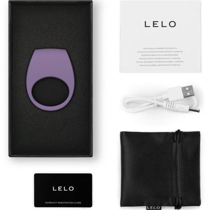 LELO - TOR 3 VIJOLIČNI VIBRACIJSKI OBROČ