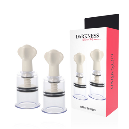 DARKNESS - TRANSPARENT NIPPLE STIMULATING WAVES 3.1 CM DIMETER