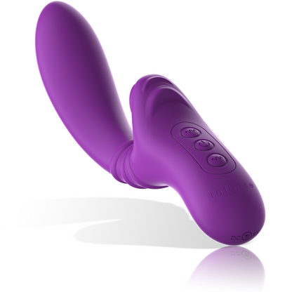 INTENZIVEN - HARRY PRILAGODLJIV VIBRATOR Z VIJOLIČNIM JEZIKOM