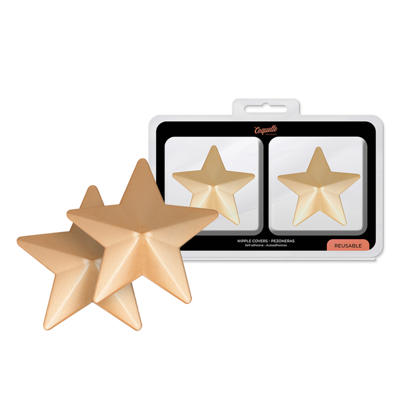 Nipple covers Coquette Chic Desire Golden Stars