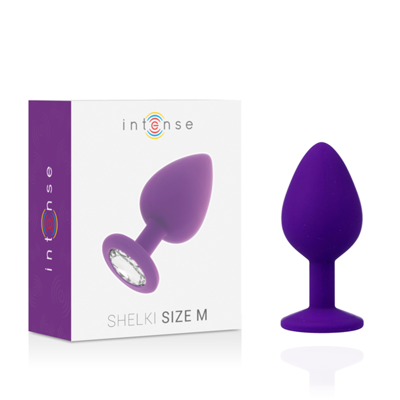 Analni čep Intense - Shelki M, vijolična