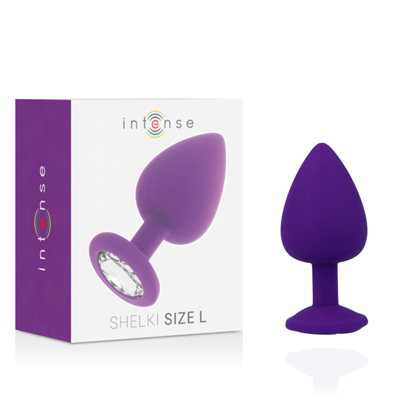 Analni čep Intense - Shelki L, vijolična
