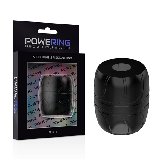 POWERING - SUPER PROŽEN IN ODPOREN OBROČEK ZA PENIS 5 CM PR11 BLACK