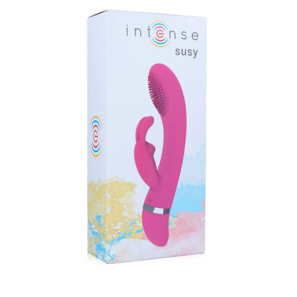 INTENZIVEN - SUSY OSCILACIJSKI VIBRATOR SILIKONSKI ZAJEC ROZA