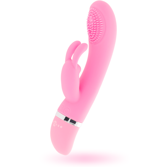 INTENZIVEN - SUSY OSCILACIJSKI VIBRATOR SILIKONSKI ZAJEC ROZA