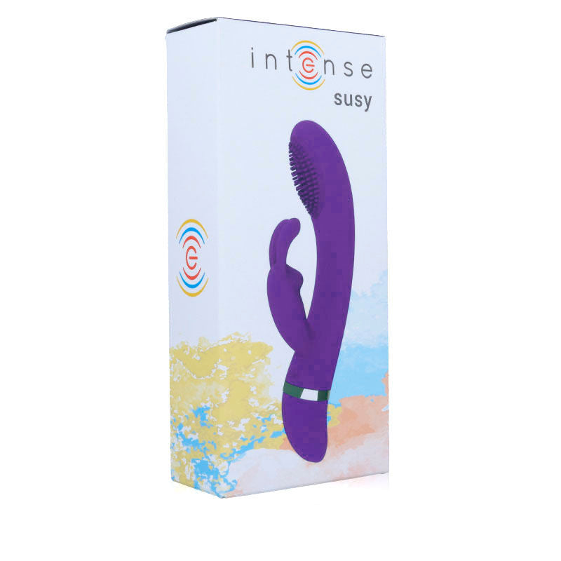 INTENZIVEN - SUSY SILIKONSKI ZAJČEK LILA OSCILACIJSKI VIBRATOR